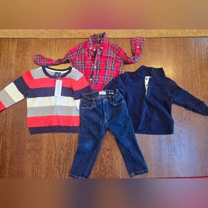 Janie & Jack Winter/Christmas Set, size 18-24 months